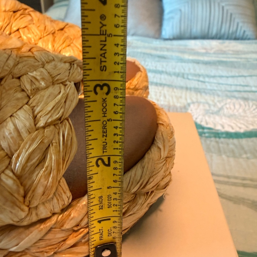 Chic Woven Tan Slide Sandals - Picture 7 of 9
